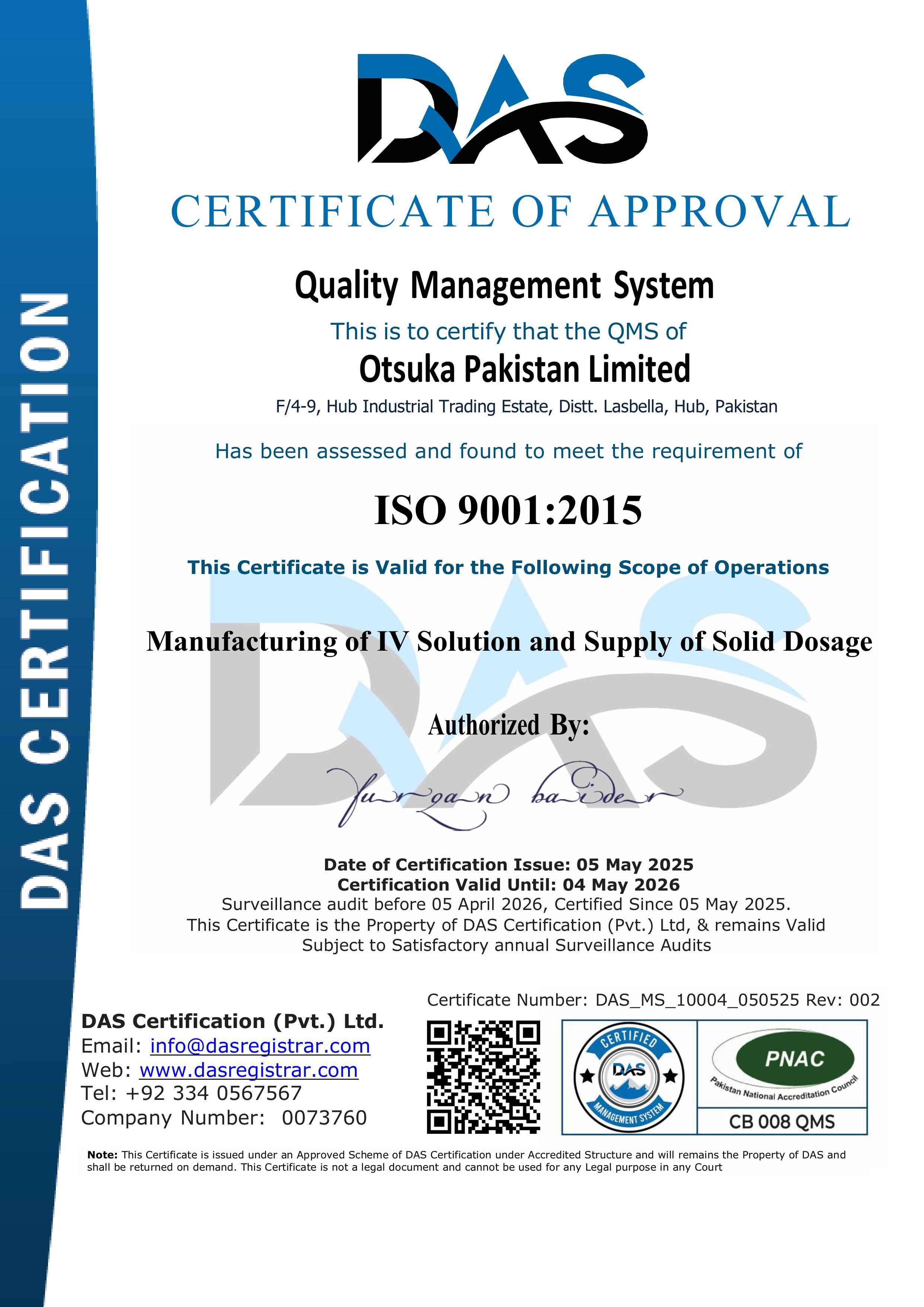 ISO 9001:2015