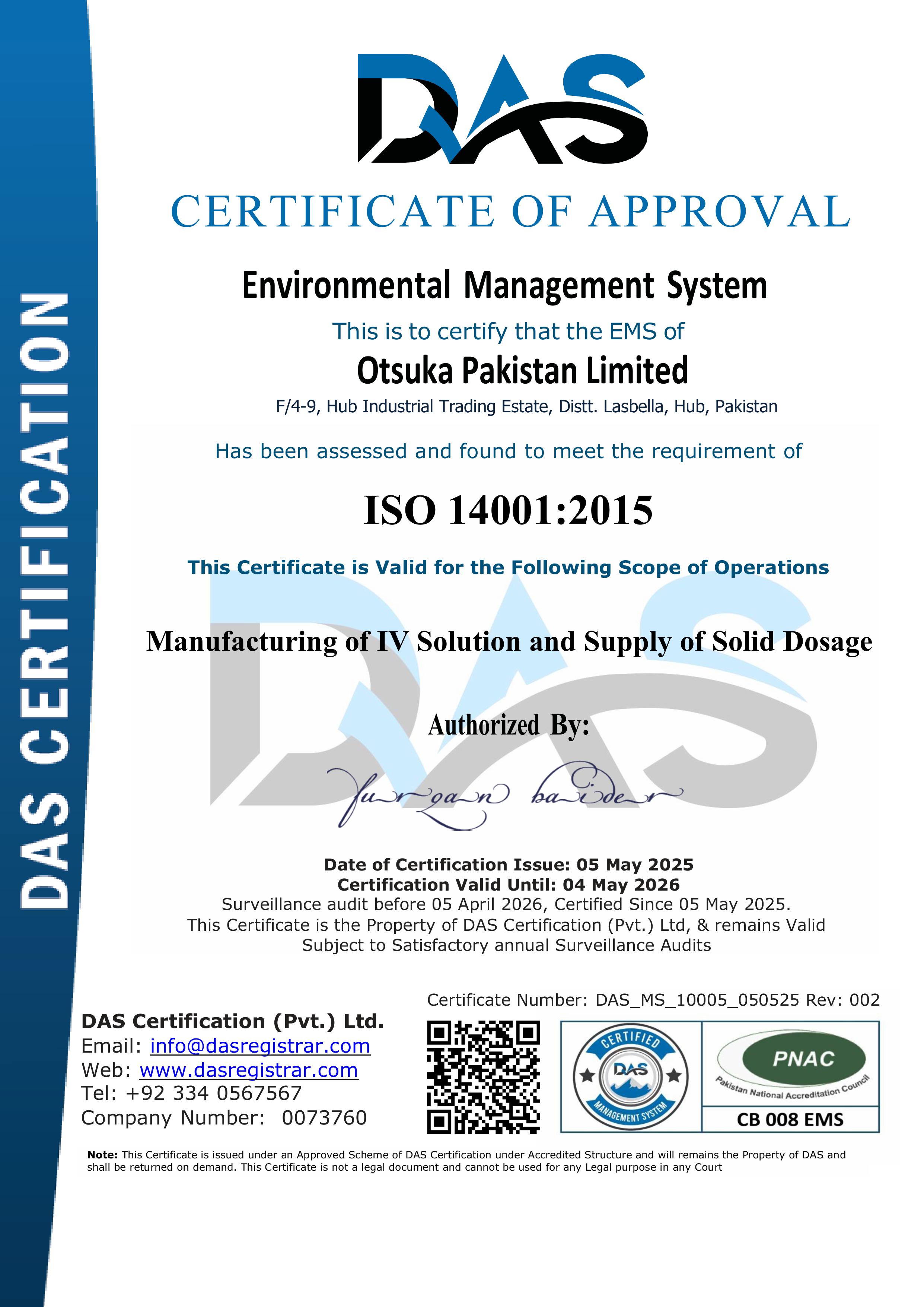 ISO 14001:2015